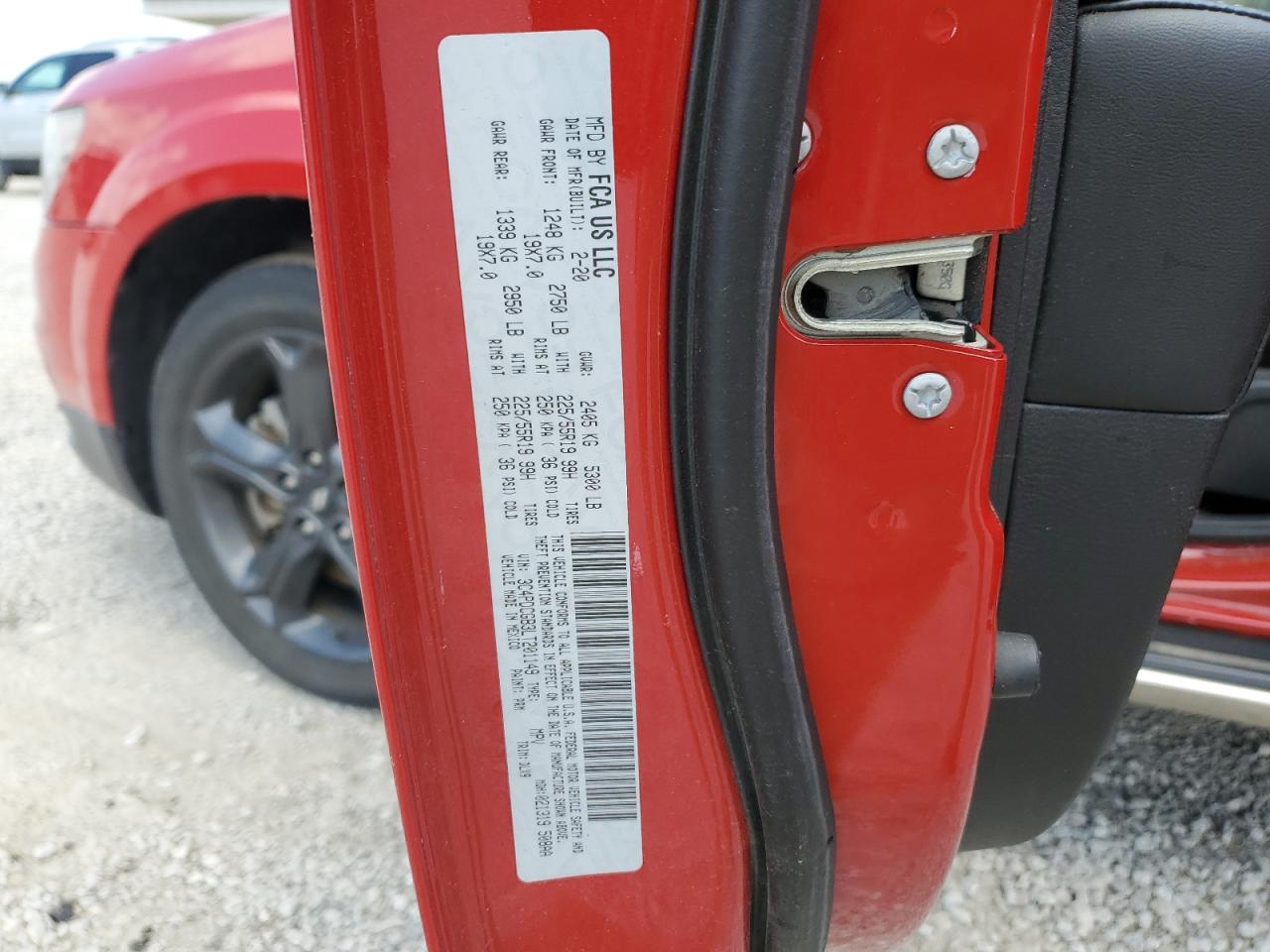 2020 Dodge Journey Crossroad VIN: 3C4PDCGB3LT201149 Lot: 56381095