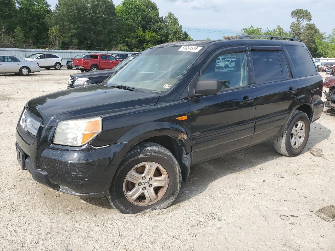 2008 Honda Pilot Vp للبيع في Hampton، VA - Side