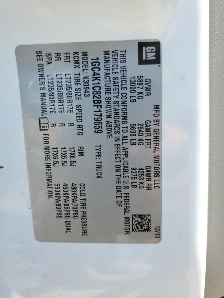 1GC4K1C82BF179659 2011 Chevrolet Silverado K3500 Ltz