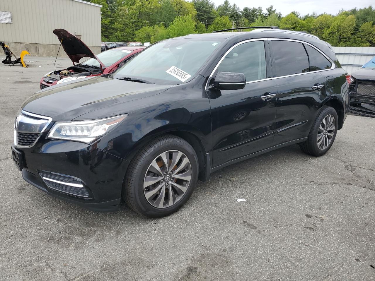 2016 Acura Mdx Technology en Venta en Exeter, RI - Front End