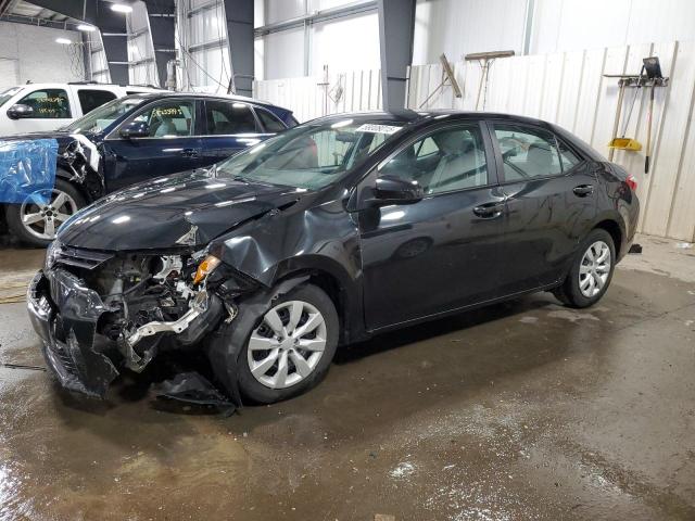  TOYOTA COROLLA 2016 Black