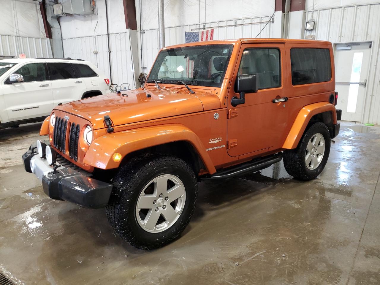 2011 Jeep Wrangler Sahara zu verkaufen in Franklin, WI - Hail