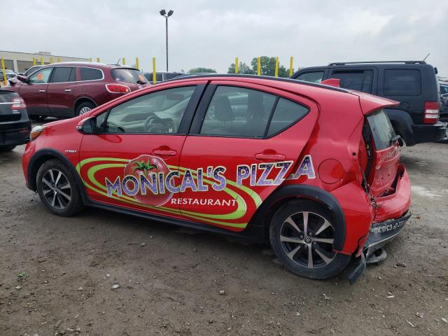  TOYOTA PRIUS 2019 Czerwony