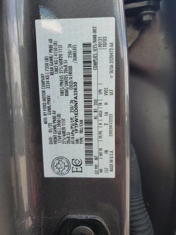 2022 FORD F150 SUPERCREW