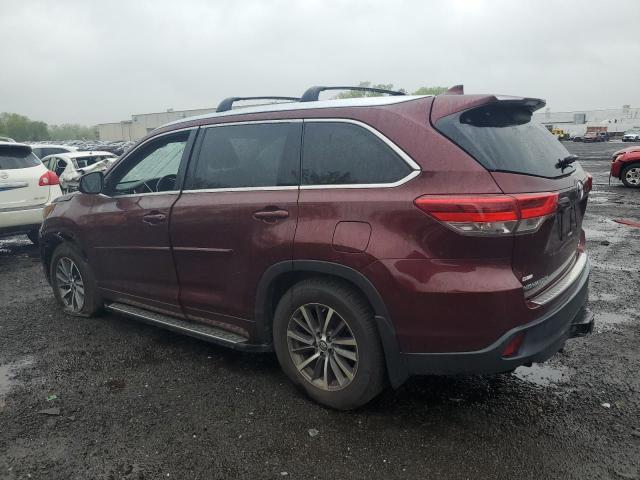  TOYOTA HIGHLANDER 2017 Бургунди