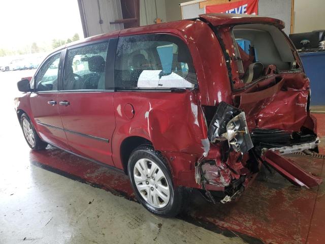 DODGE CARAVAN 2016 Czerwony