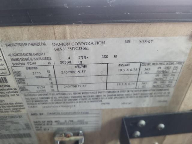 2007 FORD F550 SUPER DUTY STRIPPED CHASSIS  