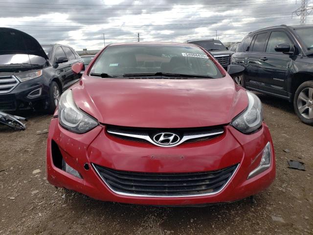  HYUNDAI ELANTRA 2014 Czerwony