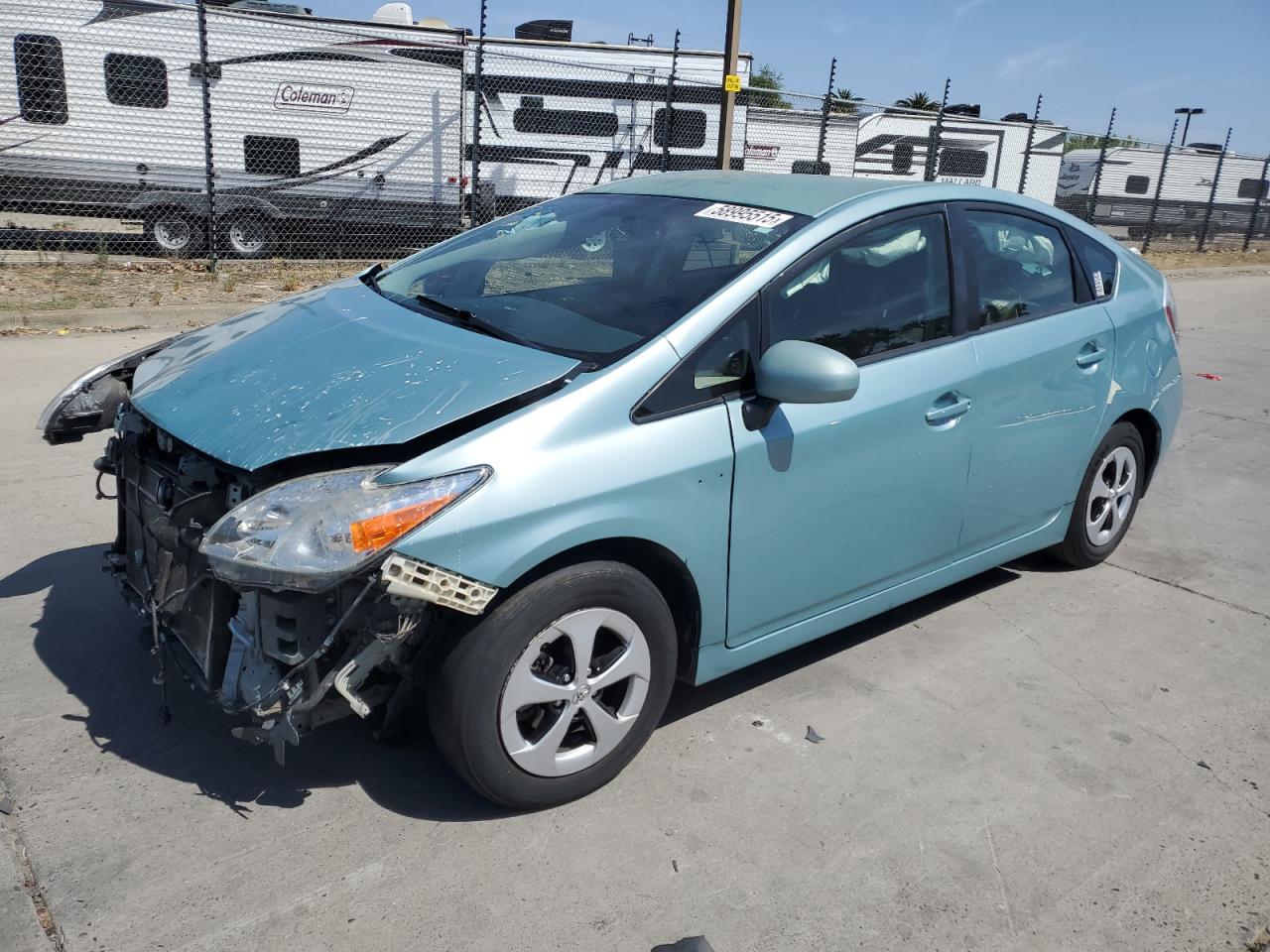 2014 Toyota Prius de vânzare în Sacramento, CA - Front End