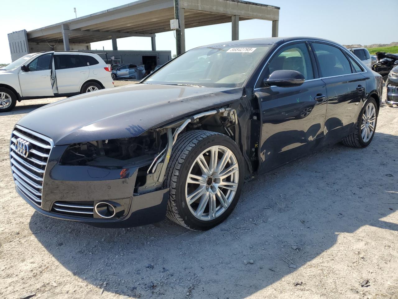 2013 Audi A8 L Quattro VIN: WAURGAFD5DN024822 Lot: 56842795
