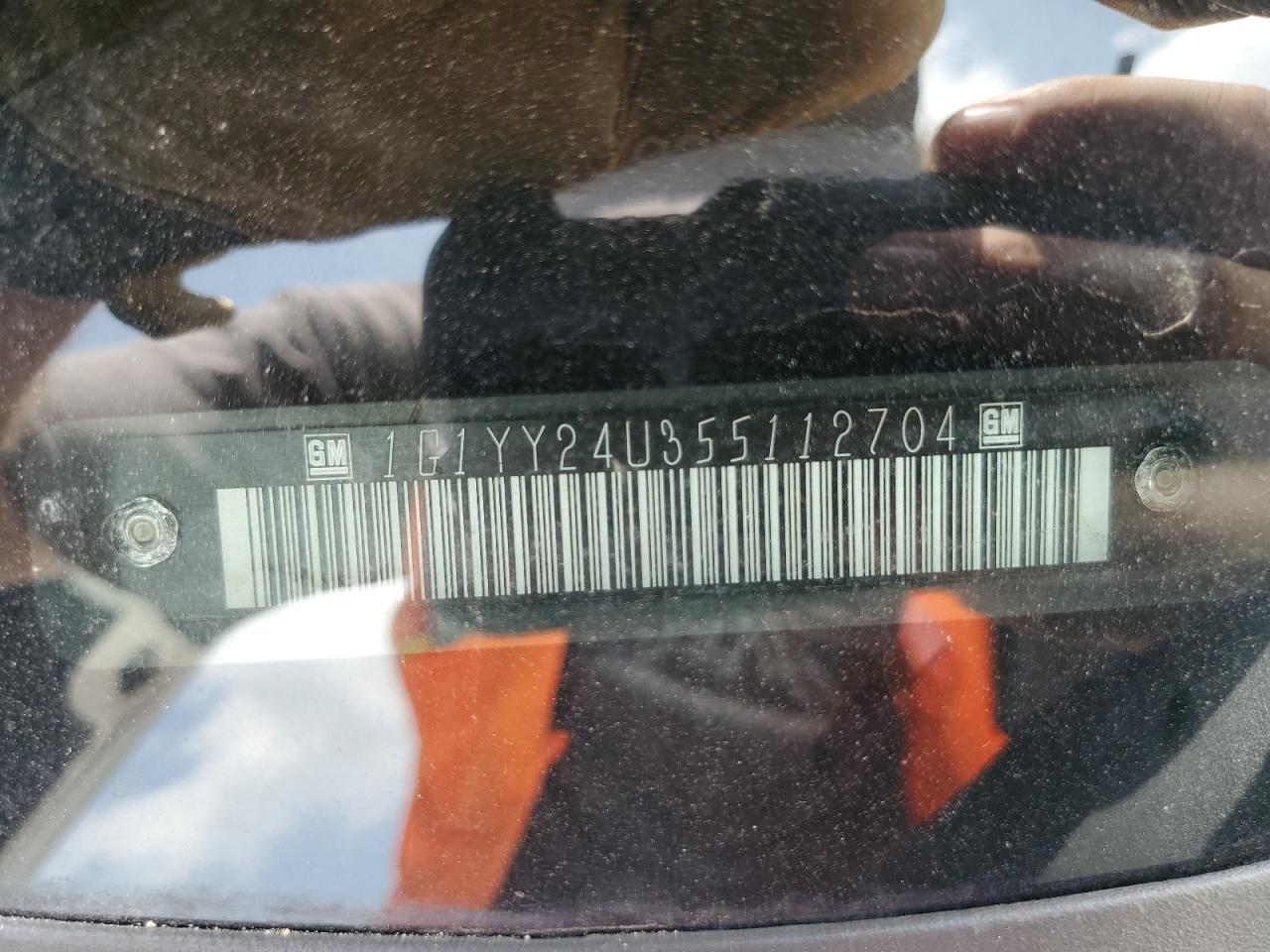 2005 Chevrolet Corvette VIN: 1G1YY24U355112704 Lot: 56691785