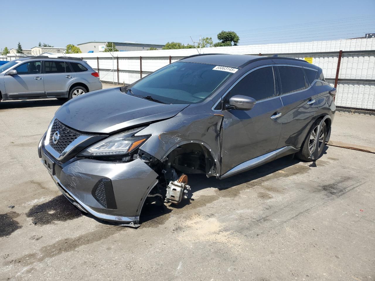 2020 Nissan Murano Sv للبيع في Bakersfield، CA - Side