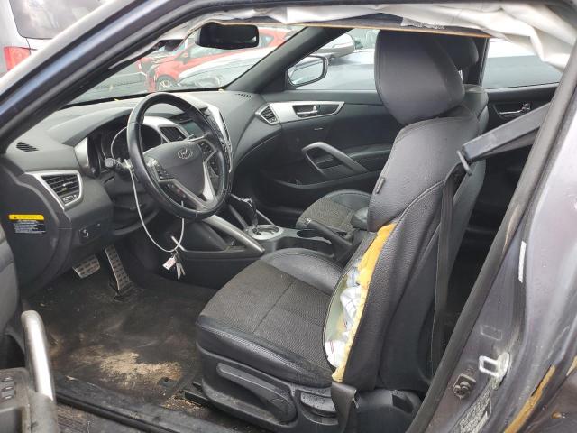 Coupet HYUNDAI VELOSTER 2016 Szary