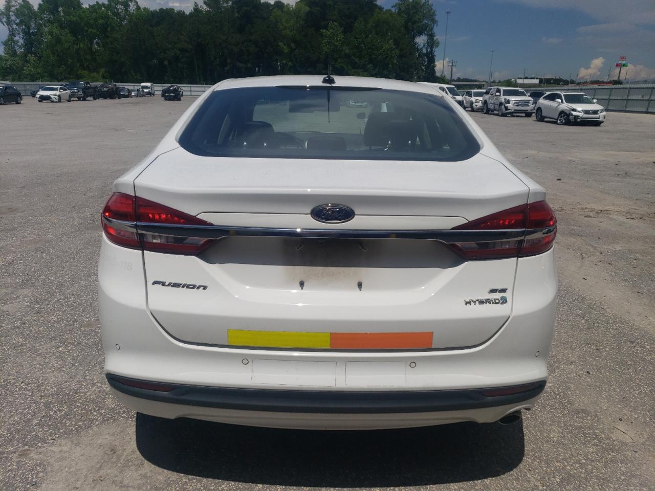 2018 Ford Fusion Se Hybrid VIN: 3FA6P0LU2JR171800 Lot: 54028885