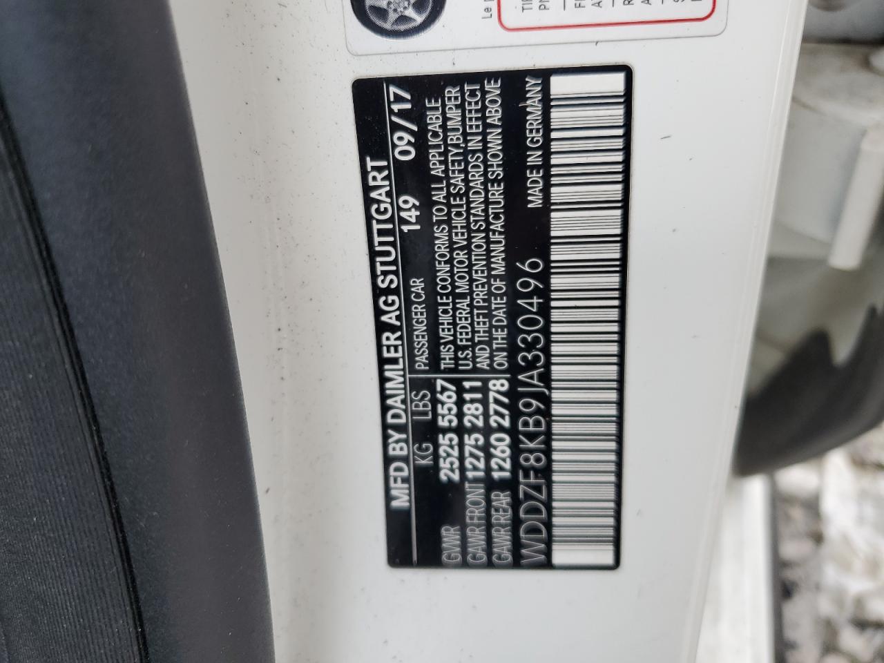 2018 Mercedes-Benz E 63 Amg-S VIN: WDDZF8KB9JA330496 Lot: 56169655