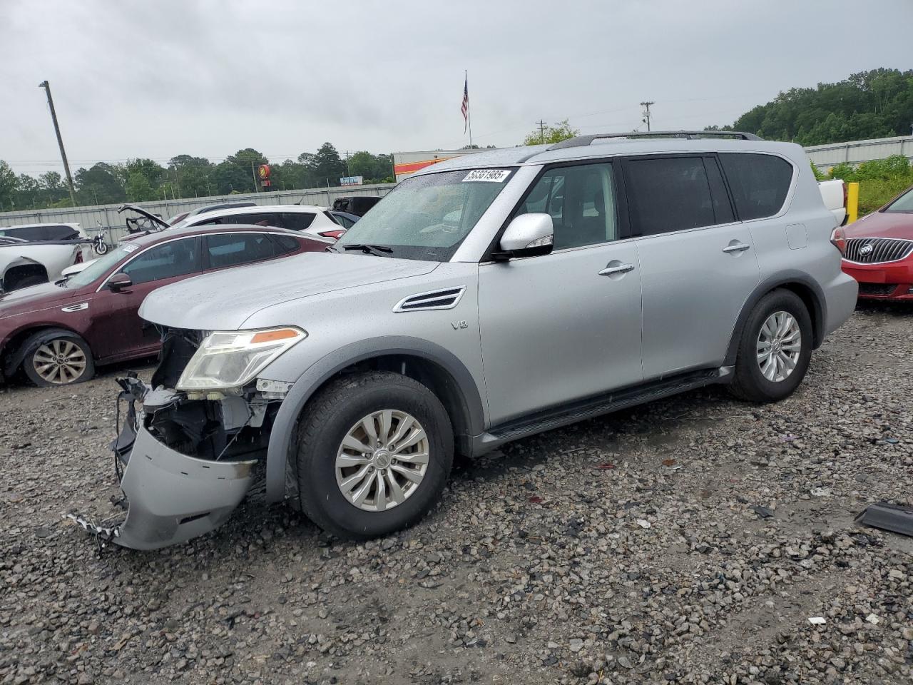 2017 Nissan Armada Sv за продажба в Montgomery, AL - Front End