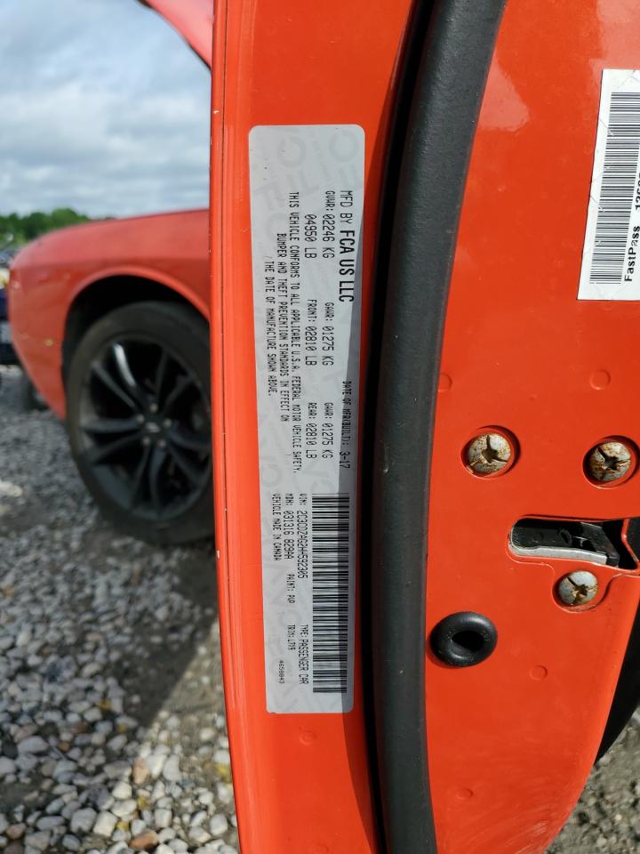 2017 Dodge Challenger Sxt VIN: 2C3CDZAG2HH592305 Lot: 55048715
