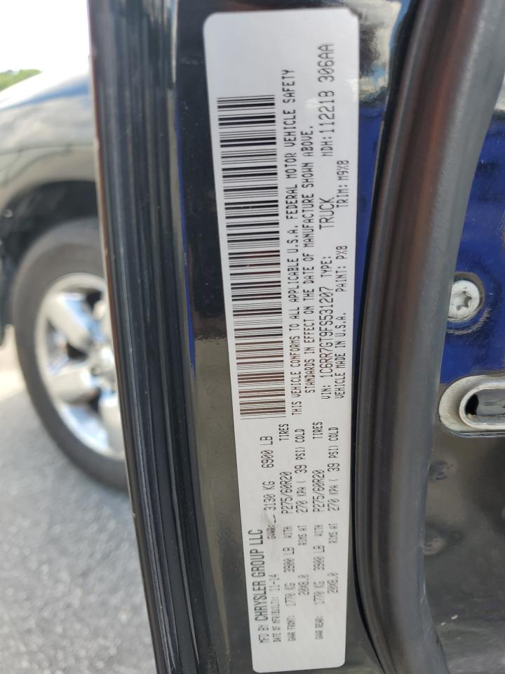 2015 Ram 1500 Slt VIN: 1C6RR7GT9FS531207 Lot: 56724125