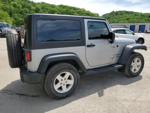  JEEP WRANGLER 2016 Srebrny