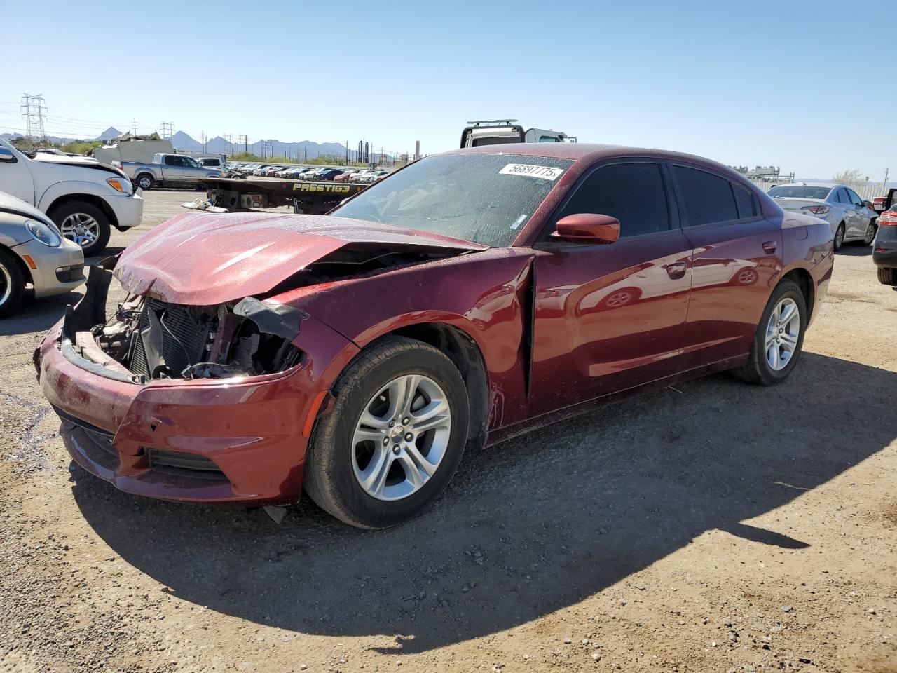 2021 Dodge Charger Sxt VIN: 2C3CDXBG1MH605705 Lot: 56897775