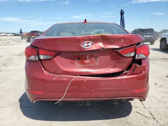 Sedans HYUNDAI ELANTRA 2015 Czerwony