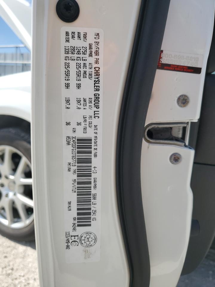 2013 Dodge Journey R/T VIN: 3C4PDDFG1DT657719 Lot: 57459605