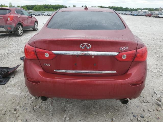  INFINITI Q50 2014 Red