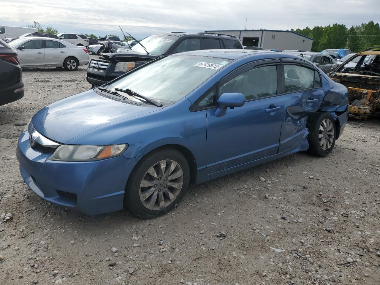 2010 Honda Civic Ex на продаже в Wayland, MI - Side
