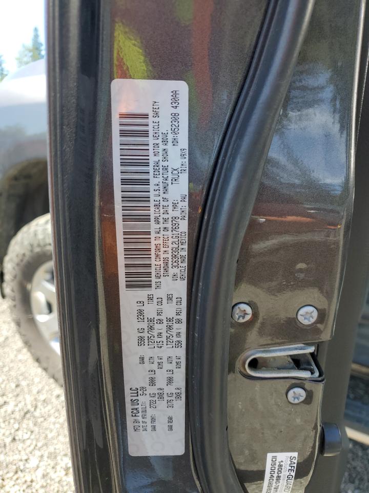 2020 Ram 3500 Tradesman VIN: 3C63R3GL2LG176978 Lot: 58178315