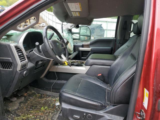  FORD F350 2018 Red