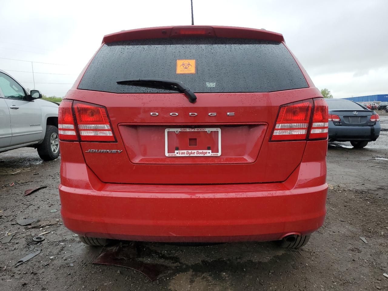 2018 Dodge Journey Se VIN: 3C4PDCAB7JT526117 Lot: 55917295