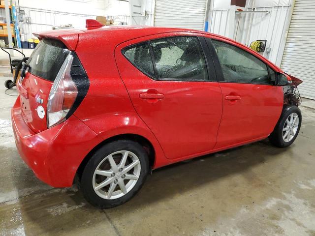 Hatchbacks TOYOTA PRIUS 2015 Red