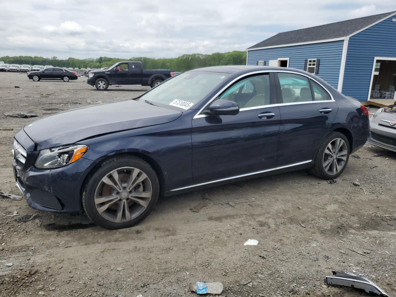 2017 Mercedes-Benz C 300 4Matic en Venta en Assonet, MA - Front End