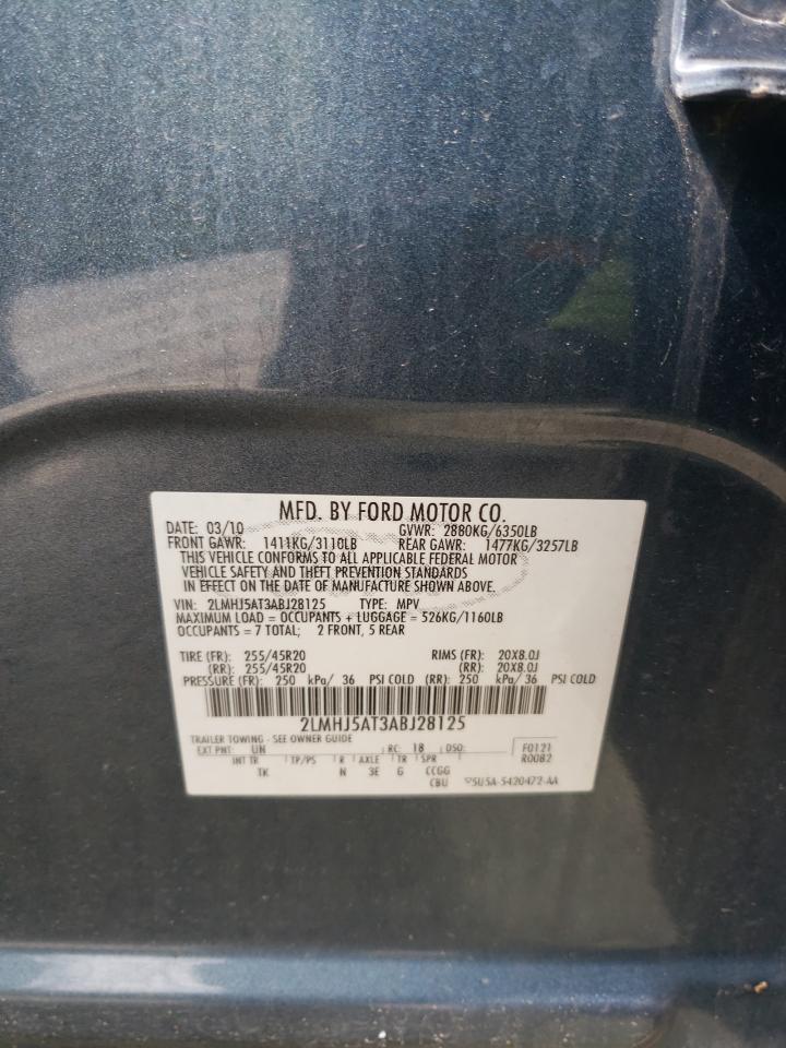 2010 Lincoln Mkt VIN: 2LMHJ5AT3ABJ28125 Lot: 56229505