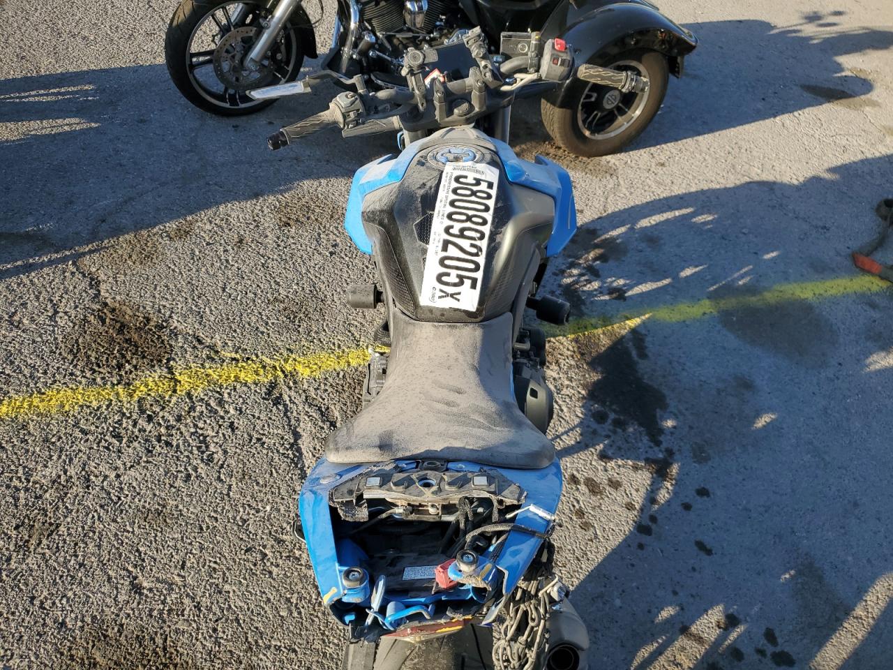 2023 Suzuki Gsx800 R VIN: JS1EM11B9P7100318 Lot: 58089205