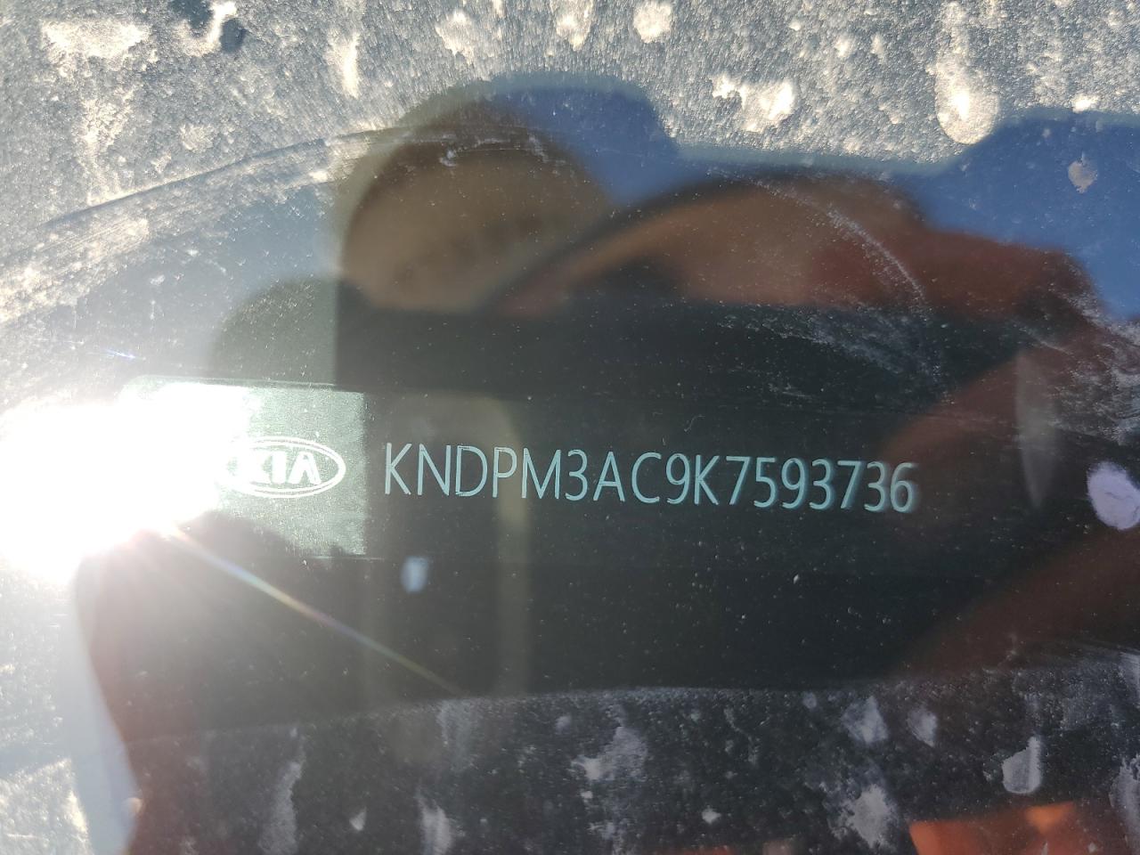 2019 Kia Sportage Lx VIN: KNDPM3AC9K7593736 Lot: 57245235
