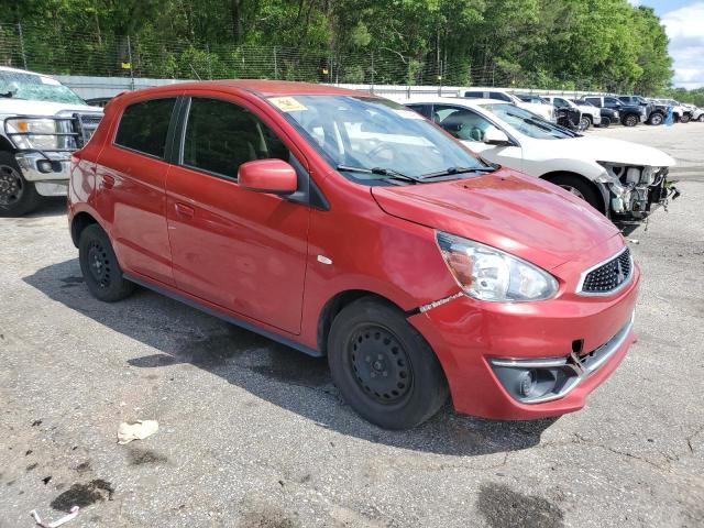  MITSUBISHI MIRAGE 2019 Czerwony