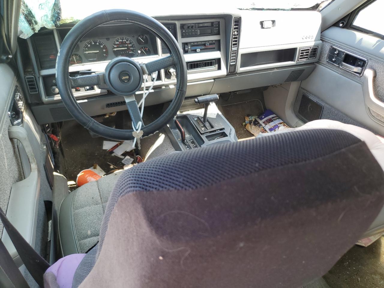 1991 Jeep Cherokee Laredo VIN: 1J4FJ58S0ML519252 Lot: 55458005
