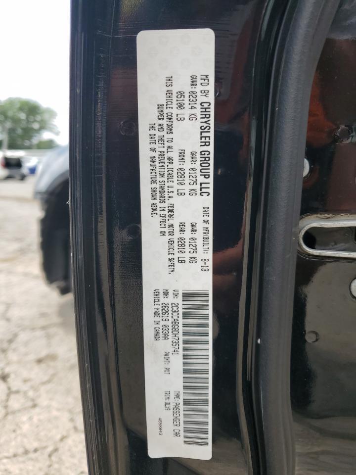 2013 Chrysler 300 S VIN: 2C3CCABG8DH735741 Lot: 57418585