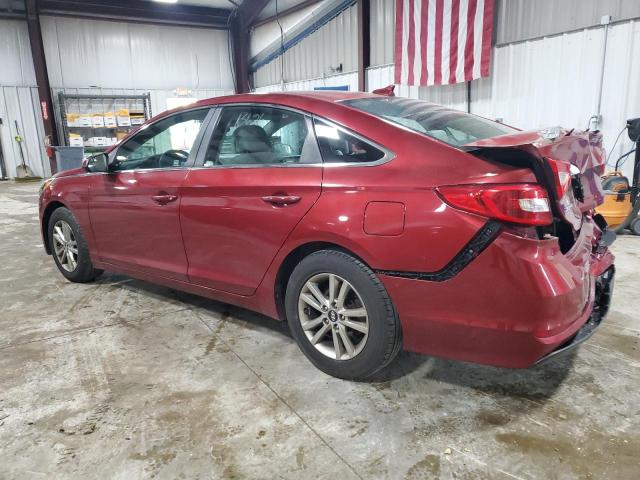  HYUNDAI SONATA 2016 Червоний