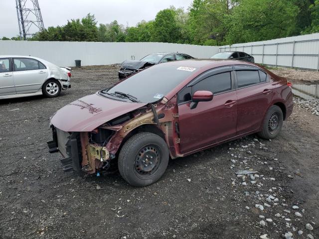  HONDA CIVIC 2014 Burgundy