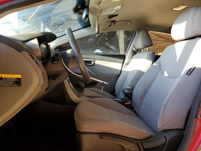  HYUNDAI ELANTRA 2013 Czerwony
