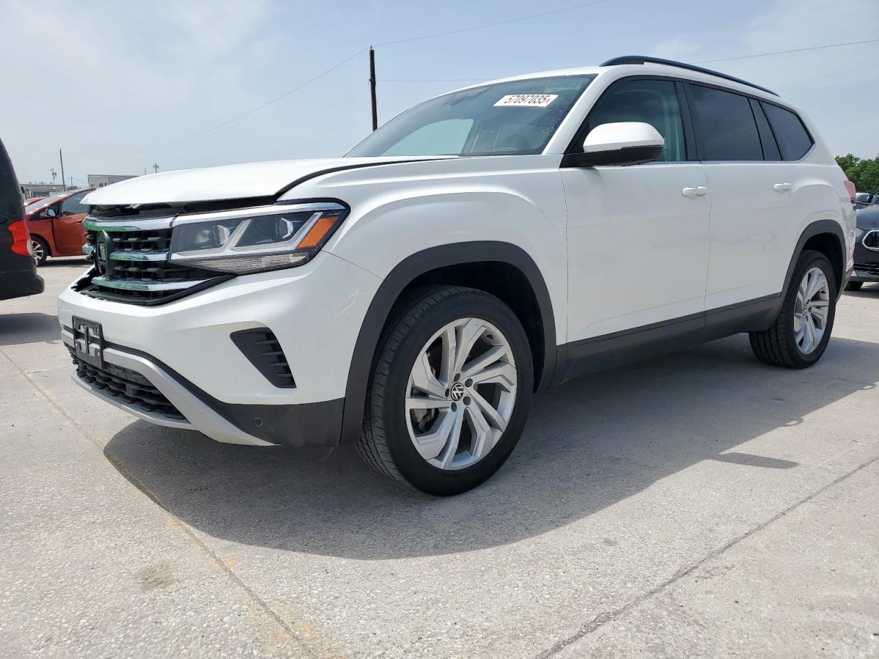 2021 Volkswagen Atlas Se للبيع في Grand Prairie، TX - Front End