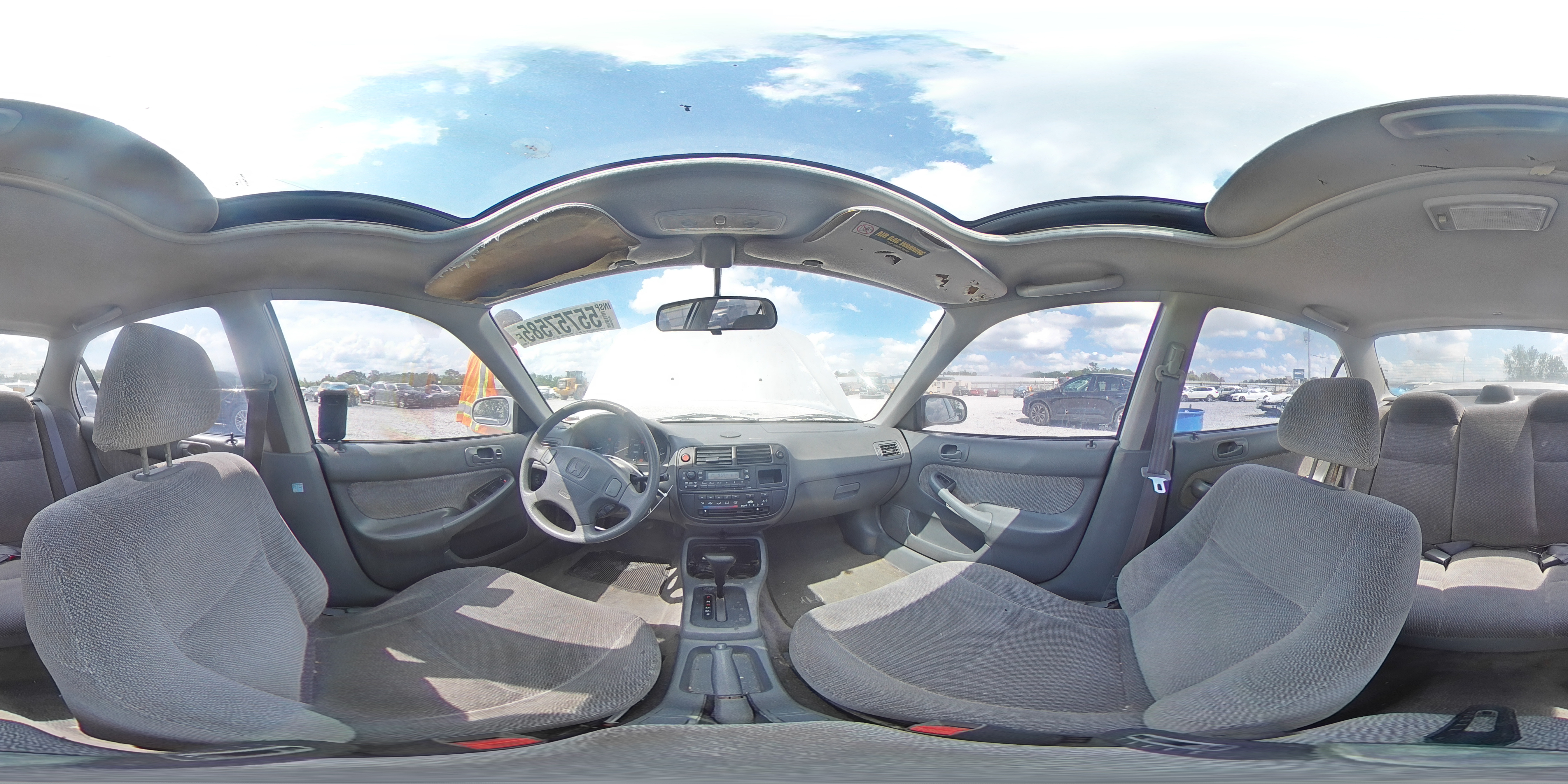 1998 Honda Civic Ex VIN: 2HGEJ8649WH625420 Lot: 55757585