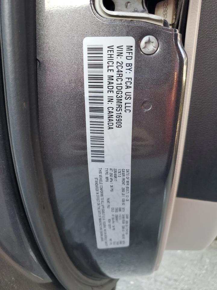 2021 Chrysler Voyager Lxi VIN: 2C4RC1DG3MR516909 Lot: 59486205