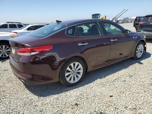 Sedans KIA OPTIMA 2016 Burgundy
