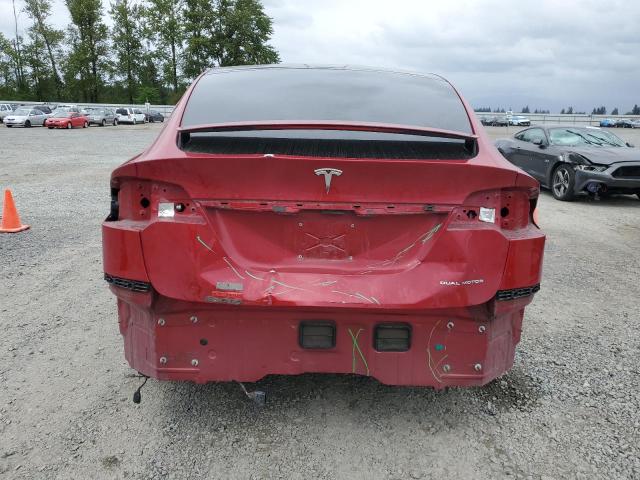  TESLA MODEL X 2019 Czerwony