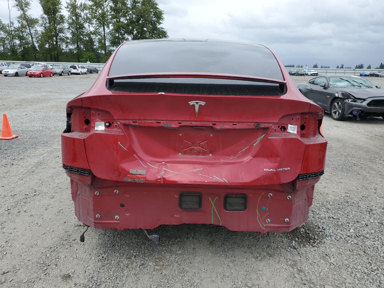 2019 Tesla Model X VIN: 5YJXCDE24KF160443 Lot: 55465515