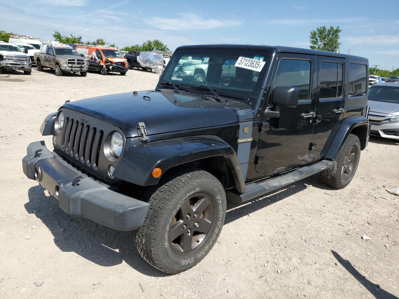 2016 Jeep Wrangler Unlimited Sport na sprzedaż w Kansas City, KS - Mechanical