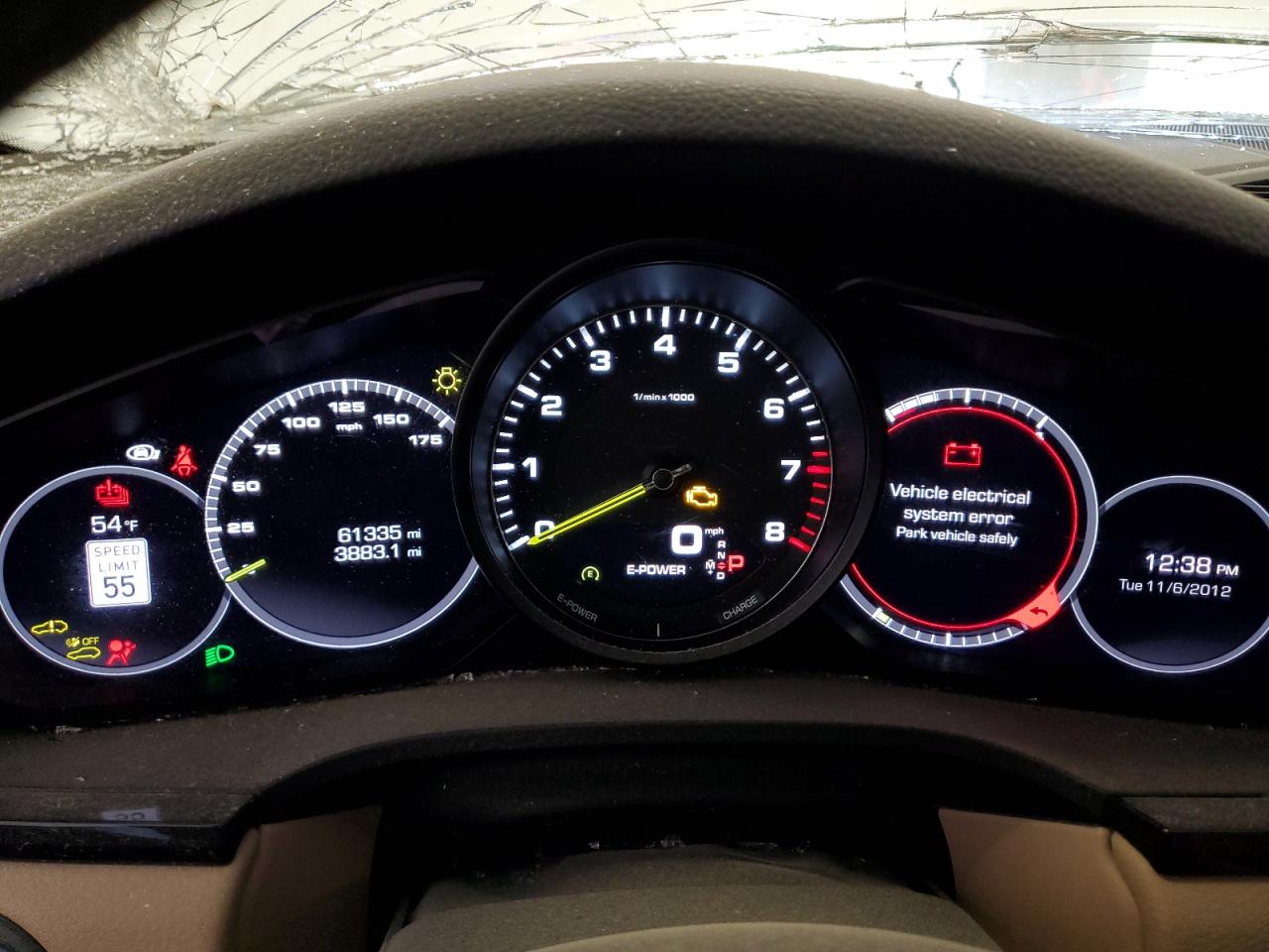 2021 Porsche Cayenne E-Hybrid VIN: WP1AE2AY1MDA25055 Lot: 57092685
